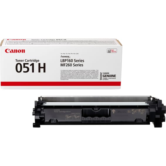 Canon Cartouche de toner haut rendement 051H, noir Cartouche de toner haut rendement  051H, noir  (2169C002)