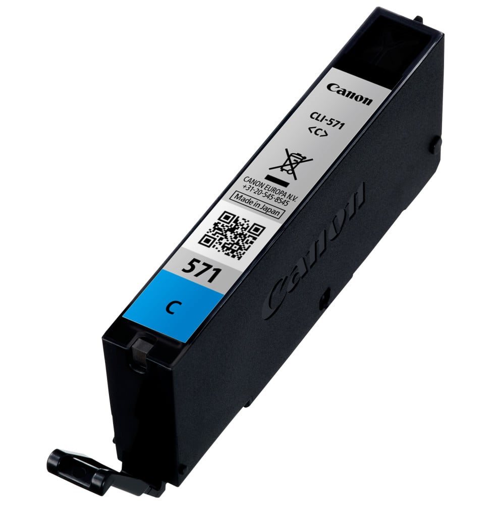 Canon Cartouche d'encre cyan CLI-571C Cartouche d'encre cyan  CLI-571C  (0386C001)