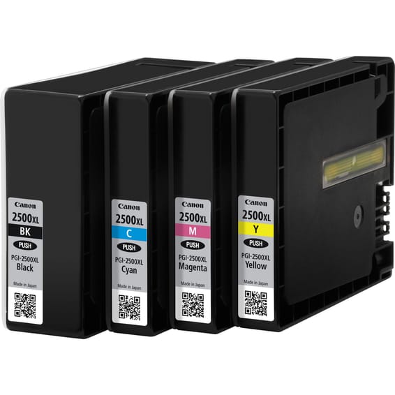 Canon Multipack de cartouches d'encre noire/cyan/magenta/jaune haut rendement PGI-2500XL (9254B004)