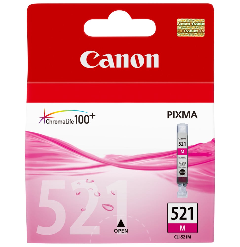 Canon Cartouche d'encre magenta CLI-521M Cartouche d'encre magenta  CLI-521M  (2935B001)