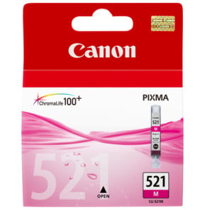Canon Cartouche d'encre magenta CLI-521M Cartouche d'encre magenta  CLI-521M  (2935B001)