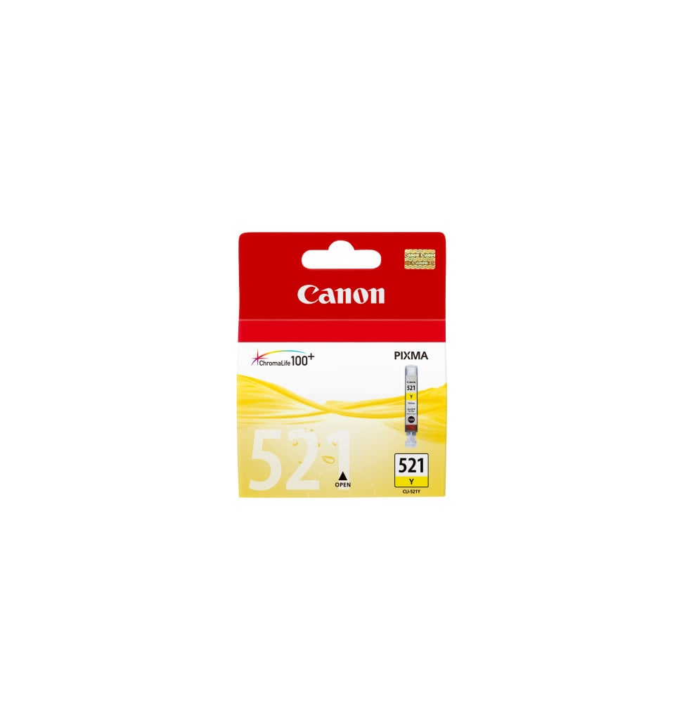 Canon Cartouche d'encre jaune CLI-521Y Cartouche d'encre jaune  CLI-521Y  (2936B001)