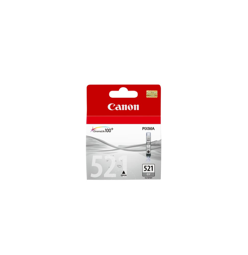 Canon Cartouche d'encre grise CLI-521GY Cartouche d'encre grise  CLI-521GY  (2937B001)