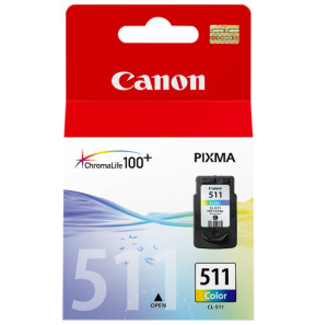 Canon Cartouche d'encre couleur CL-511 C/M/Y Cartouche d'encre couleur  CL-511 C/M/Y  (2972B001)