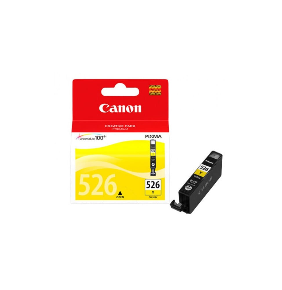 Canon CLI-526 Y cartouche d'encre 1 pièce(s) Original Jaune CLI-526 Y Cartouche d'encre jaune  (4543B006)