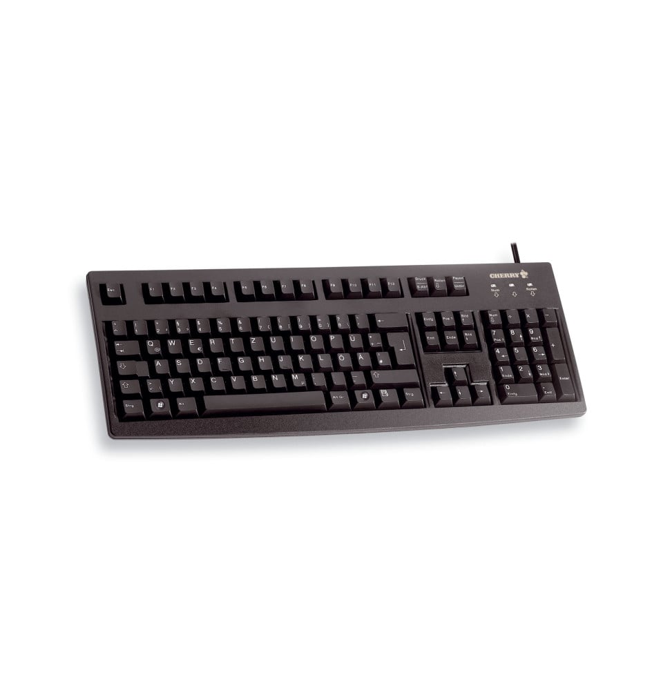 CHERRY G83-6105 clavier USB QWERTZ Allemand Noir (G83-6105LUNDE-2)