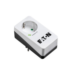Eaton PB1D protection surtension Noir, Blanc 1 sortie(s) CA 220 - 250 V Protection Box 16A 230VAC : Sorties 1 x DIN  (PB1D)