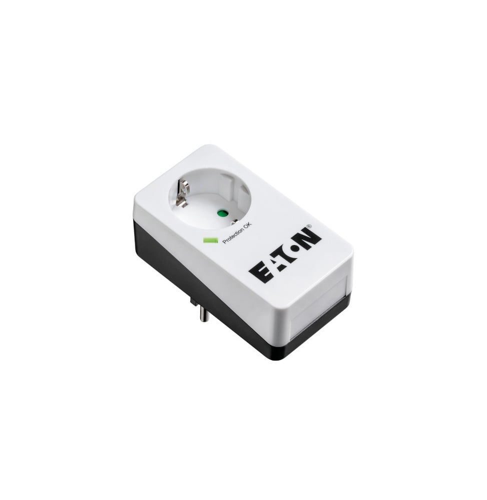 Eaton PB1D protection surtension Noir, Blanc 1 sortie(s) CA 220 - 250 V Protection Box 16A 230VAC : Sorties 1 x DIN  (PB1D)