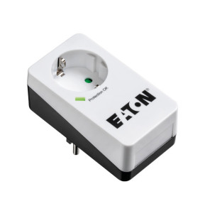 Eaton PB1D protection surtension Noir, Blanc 1 sortie(s) CA 220 - 250 V Protection Box 16A 230VAC : Sorties 1 x DIN  (PB1D)