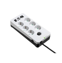 Eaton PB6D protection surtension Noir, Blanc 6 sortie(s) CA 220 - 250 V 1,5 m (PB6D)