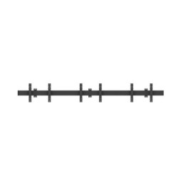 Multibrackets 4139 montage des affichages de messages 165,1 cm (65") Noir (4139)