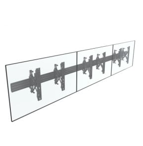 Multibrackets 4139 montage des affichages de messages 165,1 cm (65") Noir (4139)