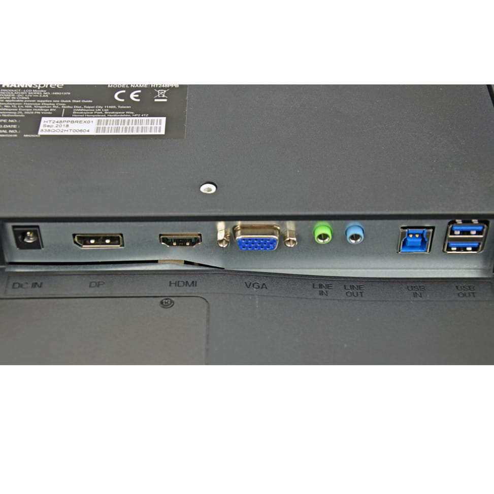 Hannspree HT248PPB écran plat de PC 60,5 cm (23.8") 1920 x 1080 pixels Full HD LED Écran tactile Dessus de table Noir — image 10