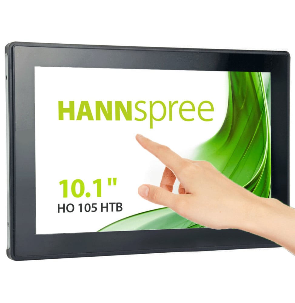 Hannspree Open Frame HO 105 HTB Panneau plat de signalisation numérique 25,6 cm (10.1") LCD 350 cd/m² HD Noir Écran tactile