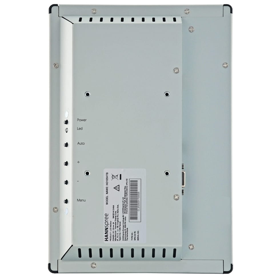Hannspree Open Frame HO 105 HTB Panneau plat de signalisation numérique 25,6 cm (10.1") LCD 350 cd/m² HD Noir Écran tactile — image 13