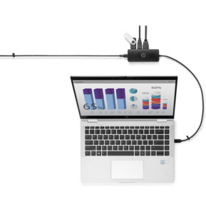 HP Concentrateur USB-C de voyage G2 Concentrateur USB-C de voyage HP G2  (7PJ38AA)