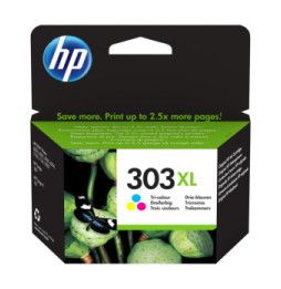 HP Cartouche d’encre trois couleurs 303XL grande capacité authentique (T6N03AE)