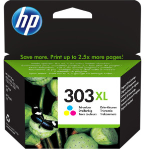 HP Cartouche d’encre trois couleurs 303XL grande capacité authentique (T6N03AE)