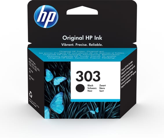 HP Cartouche d’encre noir 303 authentique Cartouche d’encre noir HP 303 authentique (T6N02AE)