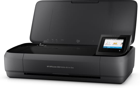 HP OfficeJet Imprimante tout-en-un portable 250, Couleur, Imprimante pour Petit bureau, Impression, copie, numérisation,