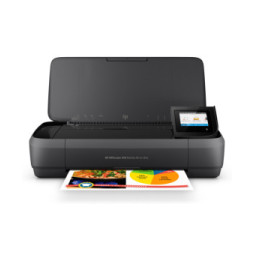 HP OfficeJet Imprimante tout-en-un portable 250, Couleur, Imprimante pour Petit bureau, Impression, copie, numérisation,