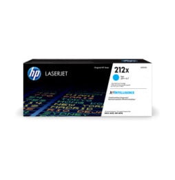 HP Toner LaserJet cyan grande capacité authentique 212X Toner LaserJet cyan grande capacité HP authentique 212X  (W2121X)