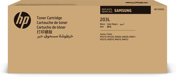 Samsung Cartouche de toner noir haut rendement MLT-D203L Cartouche de toner noir haut rendement MLT-D203L  (SU897A)