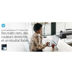 HP Pack de 3 cartouches d'encre DesignJet 712, magenta, 29 ml (3ED78A)