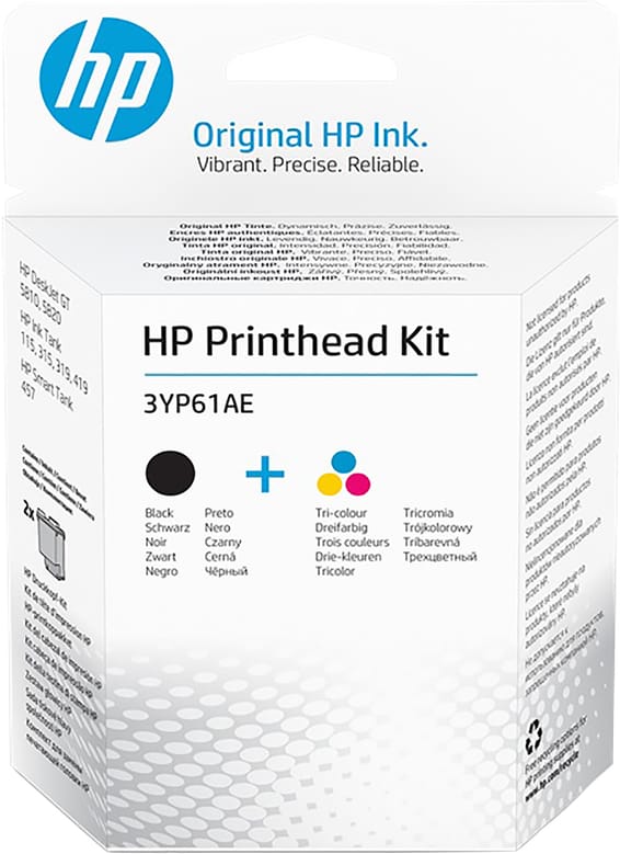 HP 3YP61AE tête d’impression A jet d'encre thermique 3YP61AE Black/Tri-color GT Printhead Kit  (3YP61AE)