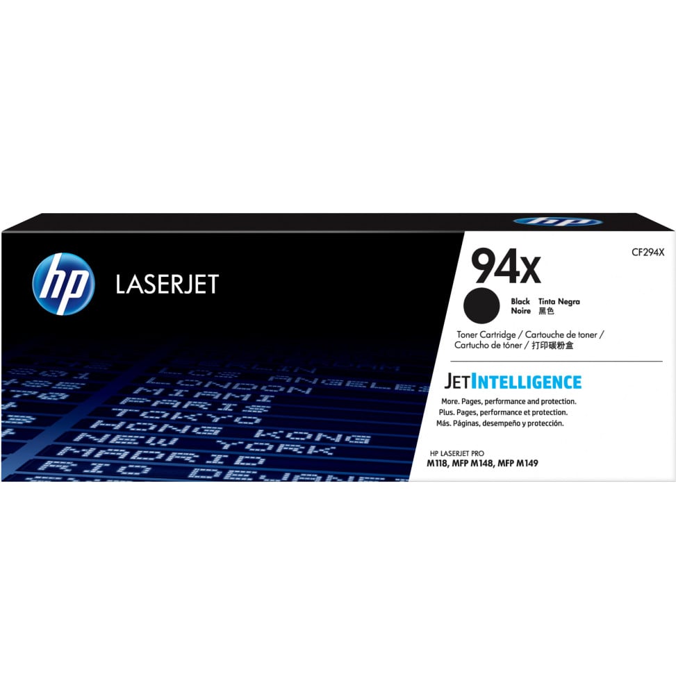 HP Toner noir LaserJet 94X authentique grande capacité Toner noir LaserJet HP 94X authentique grande capacité  (CF294X)