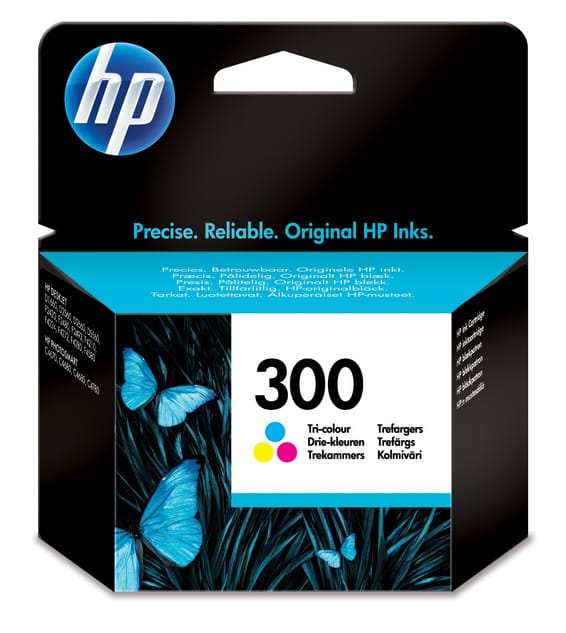 HP 300 cartouche d'encre trois couleurs authentique 300 cartouche d'encre trois couleurs authentique (CC643EE)