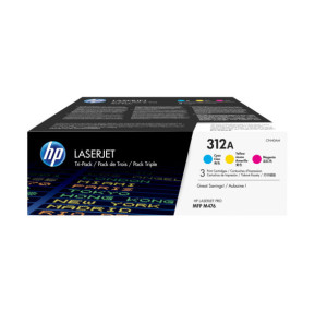 HP Cartouche 312A toner Cyan Tri-Pack Cartouche HP 312A toner Cyan Tri-Pack  (CF440AM)