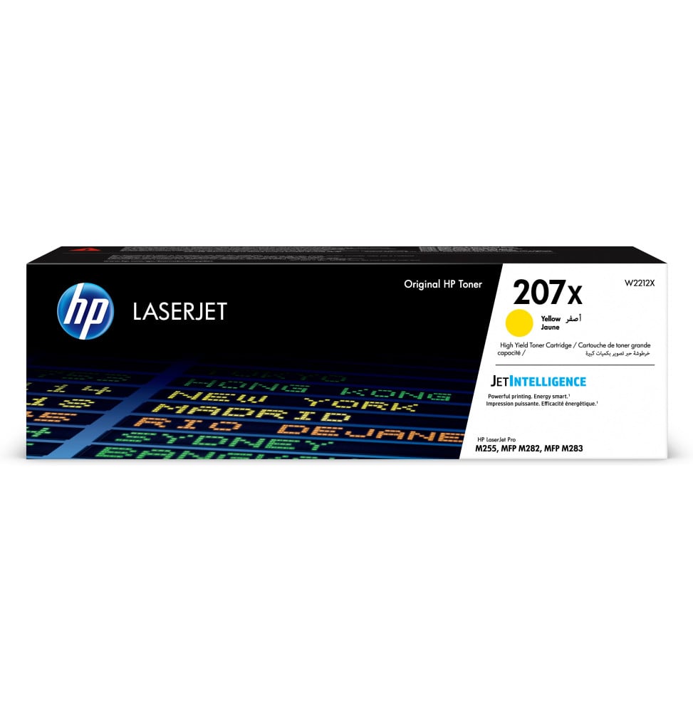 HP Toner jaune LaserJet 207X authentique grande capacité Toner jaune LaserJet HP 207X authentique grande capacité  (W2212X)