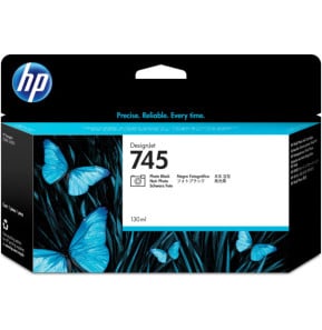 HP Cartouche d'encre DesignJet 745 noir photo, 130 ml Cartouche d'encre DesignJet HP 745 noir photo, 130 ml  (F9J98A)