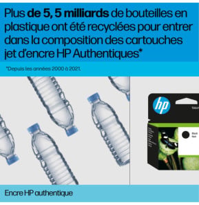 HP 301 pack de 2 cartouches d'encre noir/trois couleurs authentiques (N9J72AE)