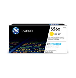 HP 656X Toner jaune LaserJet authentique grande capacité 656X Toner jaune HP LaserJet authentique grande capacité  (CF462X)