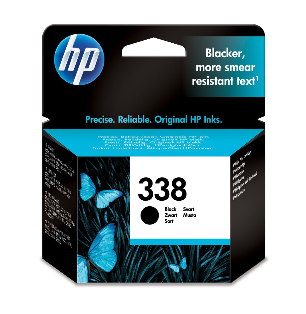 HP 338 cartouche d'encre noir authentique 338 cartouche d'encre noir authentique  (C8765EE)