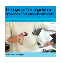 HP Pack de 2 cartouches d'encre noire/3 couleurs authentiques 302 (X4D37AE)