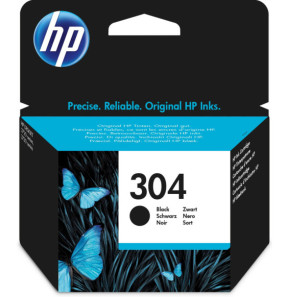 HP 304 Cartouche d’encre noire authentique 304 Cartouche d’encre noire authentique  (N9K06AE)