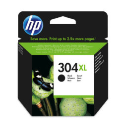 HP 304XL Cartouche d’encre noire authentique 304XL Cartouche d’encre noire authentique  (N9K08AE)