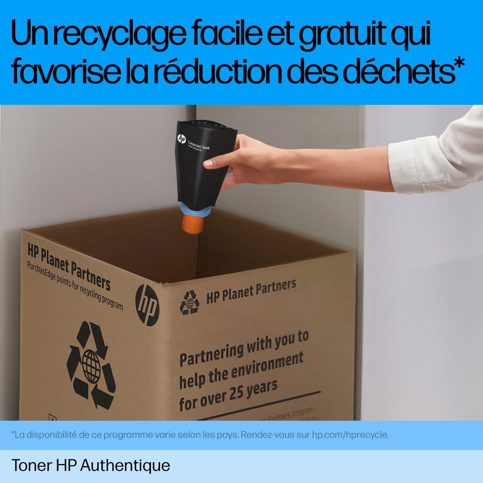 HP Kit de recharge de toner laser noir 143A Neverstop authentique (W1143A) — image 3