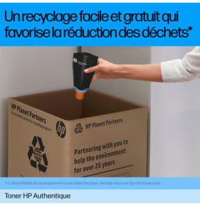 HP Kit de recharge de toner laser noir 143A Neverstop authentique (W1143A)