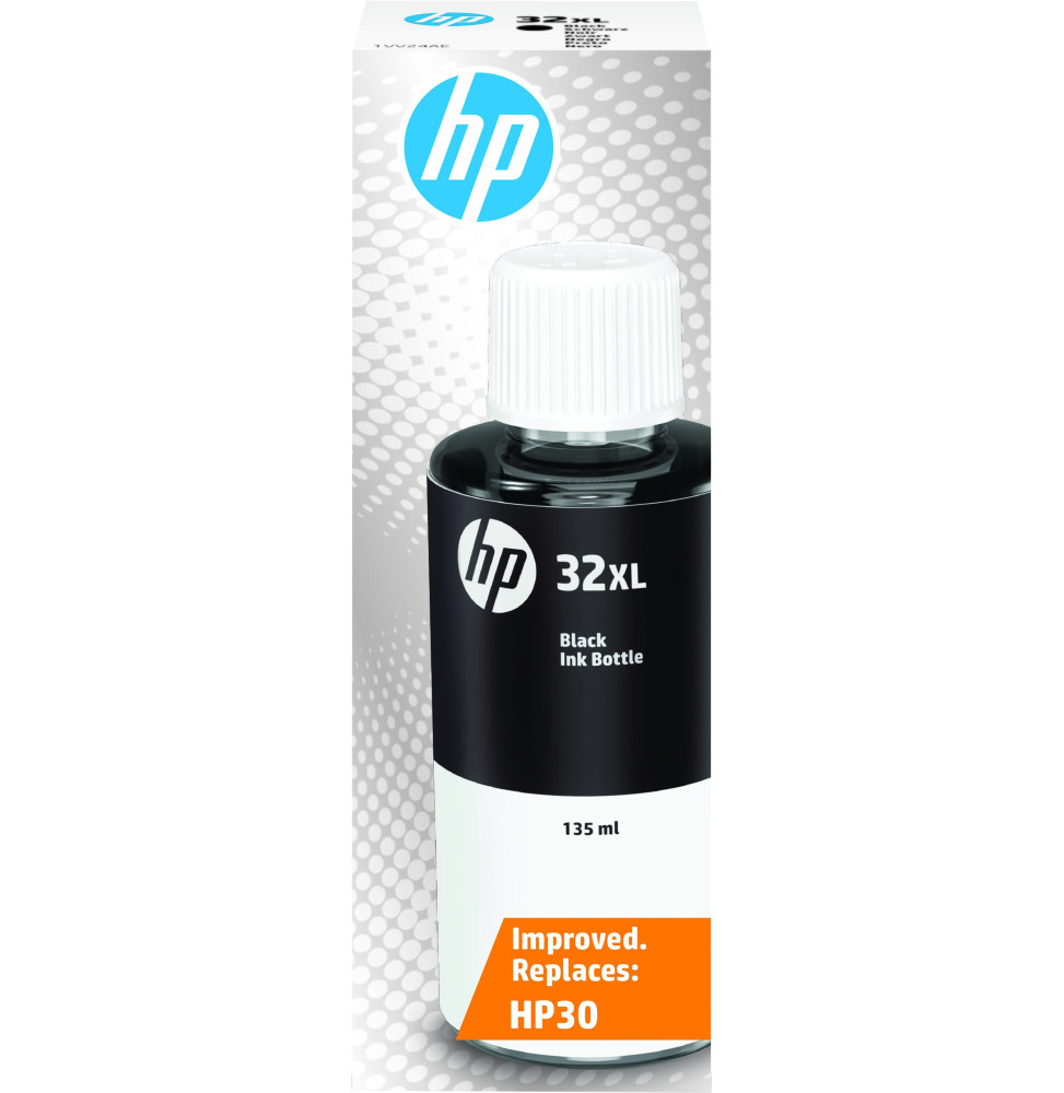 HP 32XL Originale Bouteille d'encre noire authentique 32XL (135 ml)  (1VV24AE)