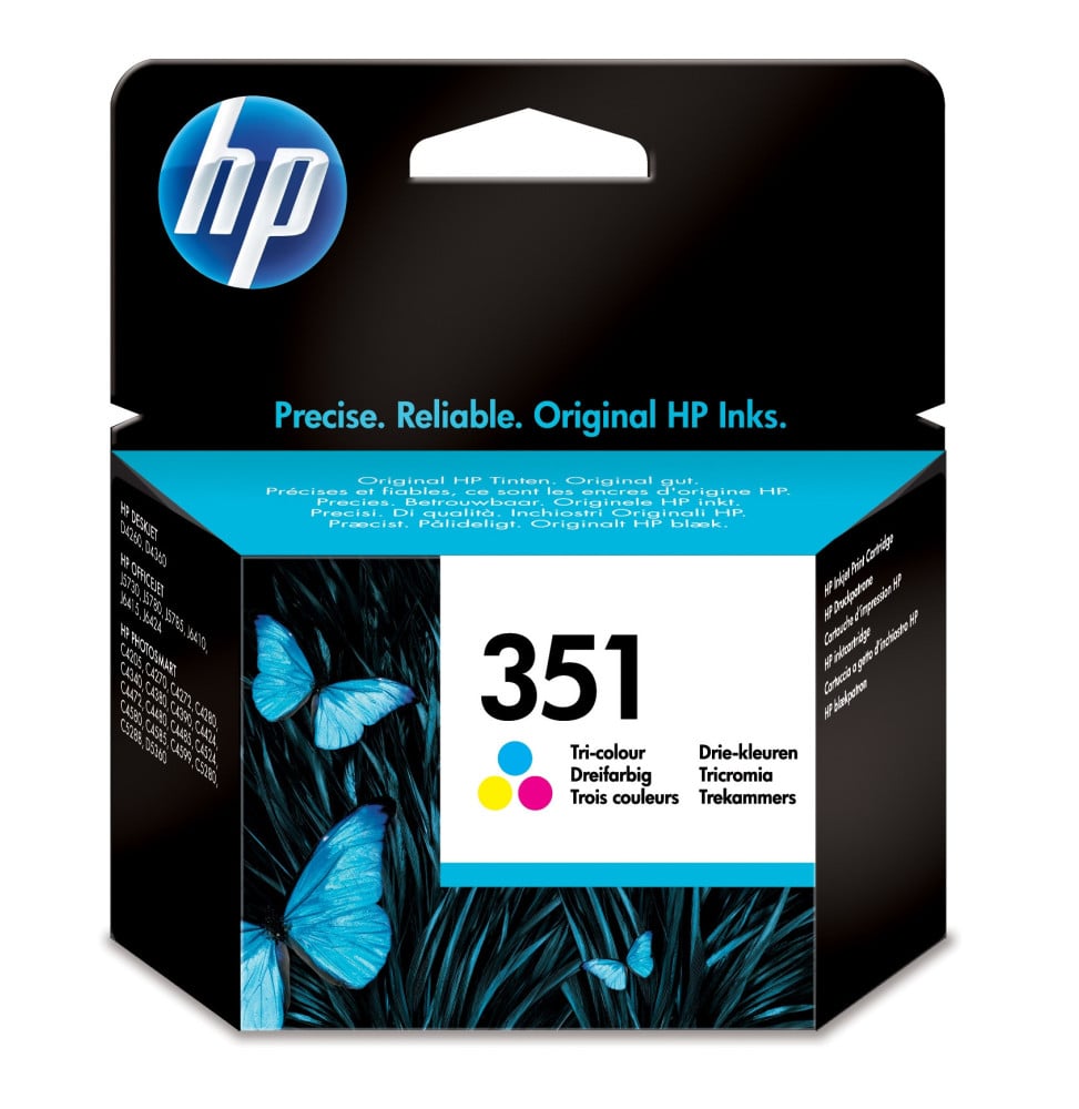HP 351 cartouche d'encre trois couleurs authentique 351 cartouche d'encre trois couleurs authentique  (CB337EE)