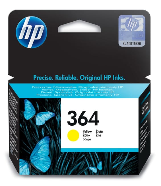 HP 364 cartouche d'encre jaune authentique 364 cartouche d'encre jaune authentique (CB320EE)