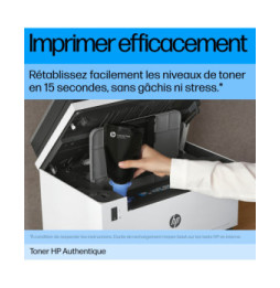 HP Kit de recharge de toner noir Neverstop authentique 143AD (double pack) (W1143AD)
