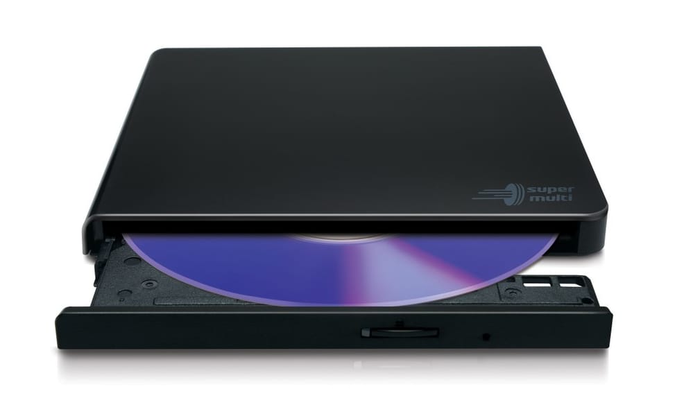 Hitachi-LG Graveur de DVD portable mince (GP57EB40.AHLE10B) — image 4