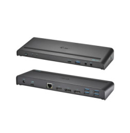 i-tec USB 3.0 / USB-C / Thunderbolt 3, 3x 4K Docking Station + Power Delivery 85W (CATRIPLE4KDOCKPD)