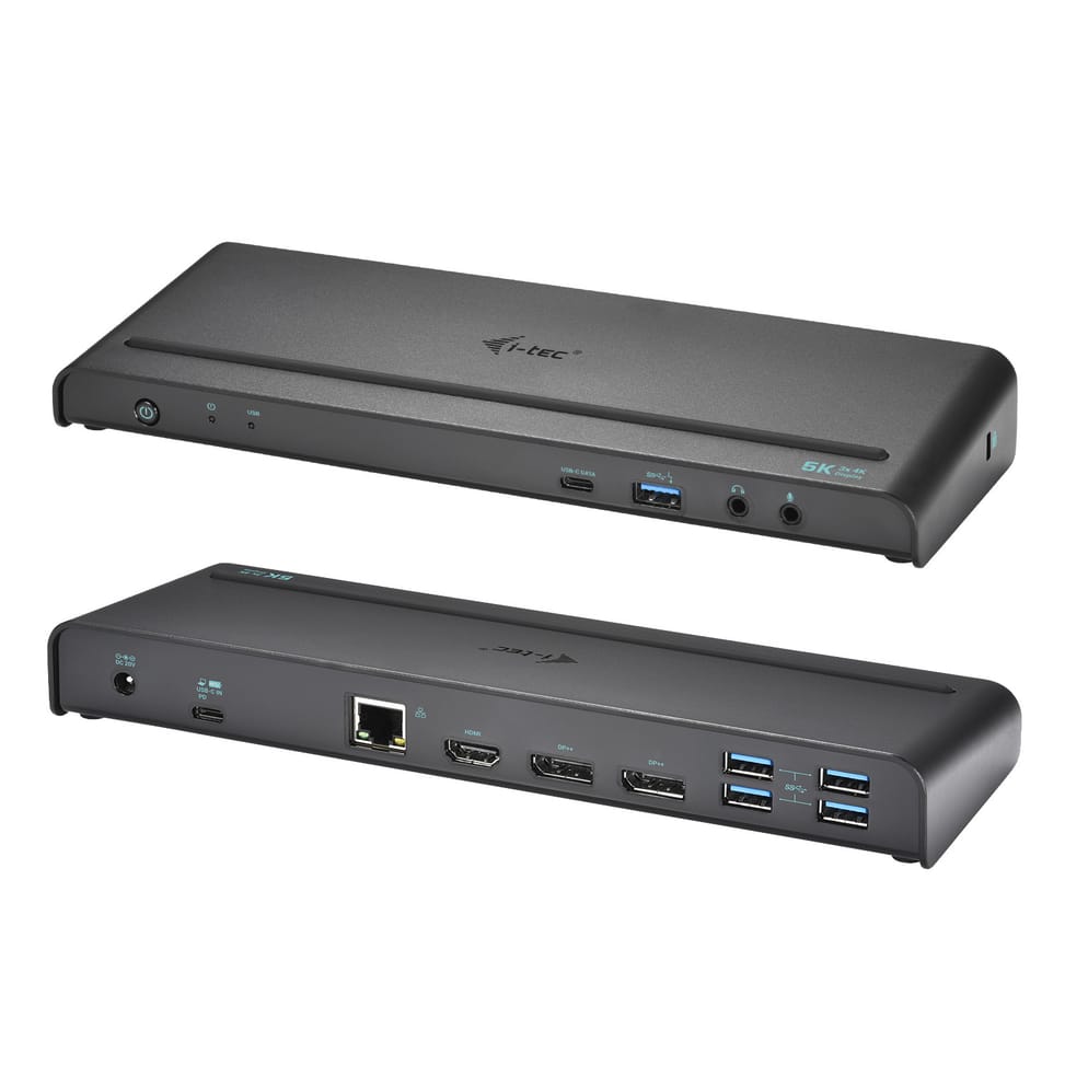 i-tec USB 3.0 / USB-C / Thunderbolt 3, 3x 4K Docking Station + Power Delivery 85W (CATRIPLE4KDOCKPD) — image 2