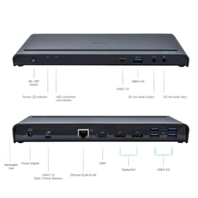 i-tec USB 3.0 / USB-C / Thunderbolt 3, 3x 4K Docking Station + Power Delivery 85W (CATRIPLE4KDOCKPD) — image 5